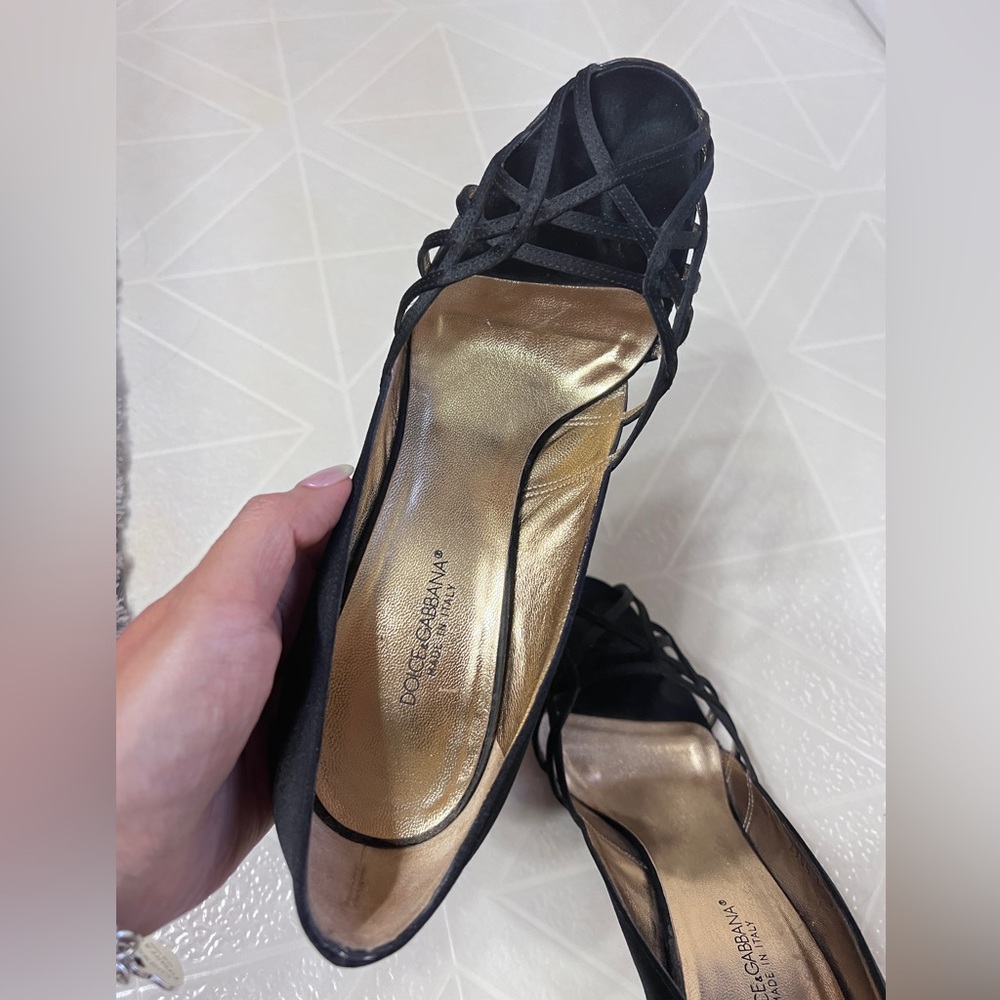 Dolce & Gabbana black heels